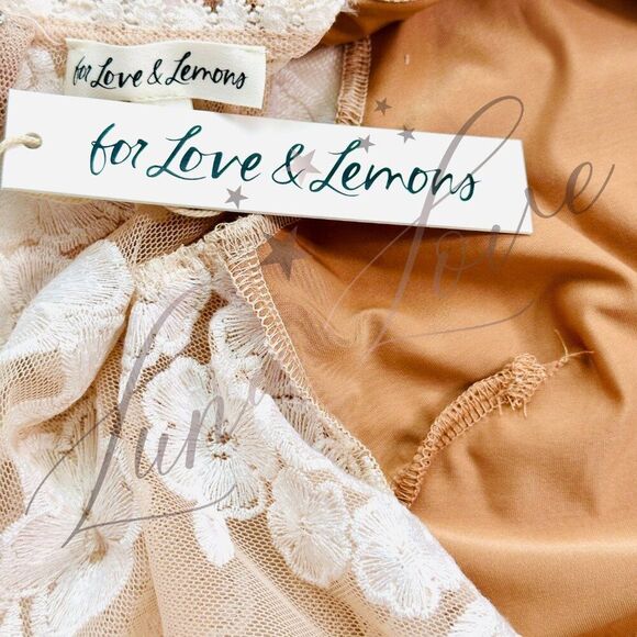 FOR LOVE & LEMONS x FREE PEOPLE Temecula Maxi Dress In Ivory NWT - Picture 11 of 13